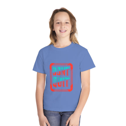 Typography themed Youth Midweight Tee