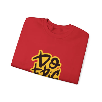 Unisex Heavy Blend Crewneck Sweatshirt mit Typografie-Motiv