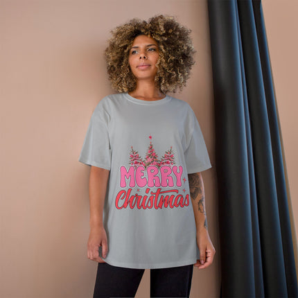 Champion-T-Shirt mit Weihnachtsmotiv