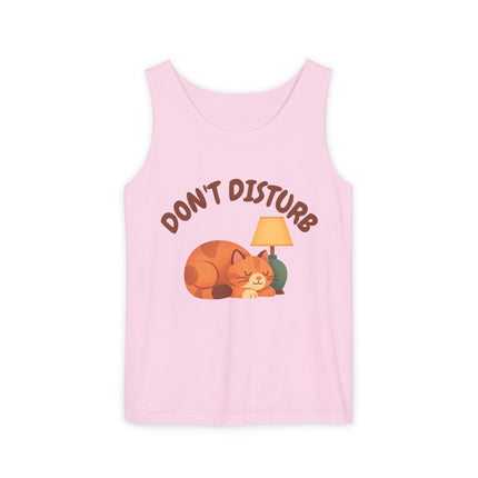 Dont Disturb Graphic design Unisex Garment-Dyed Tank Top