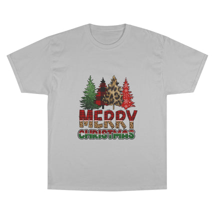 Champion-T-Shirt mit Weihnachtsmotiv