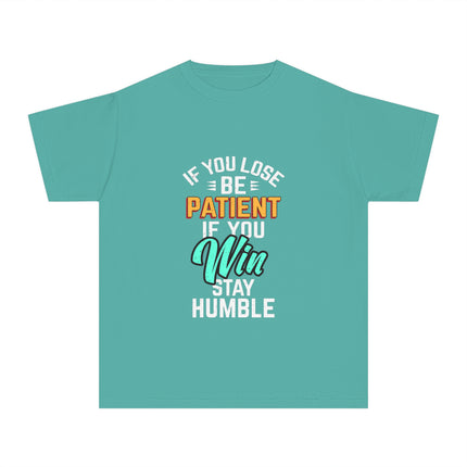 Typography themed Youth Midweight Tee