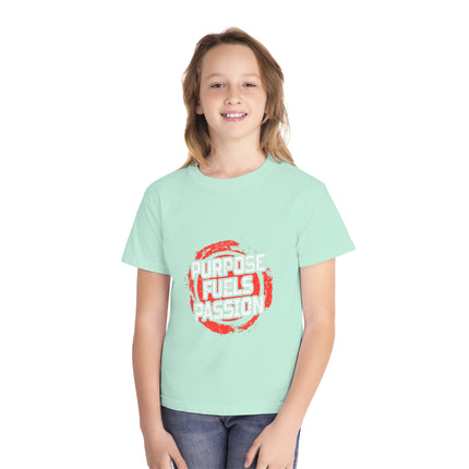 Typography themed Youth Midweight Tee