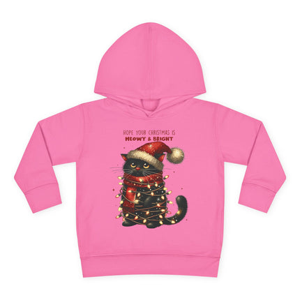 Christmas themed Toddler Pullover Fleece Hoodie