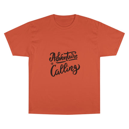 Champion-T-Shirt mit Typografie-Motiv