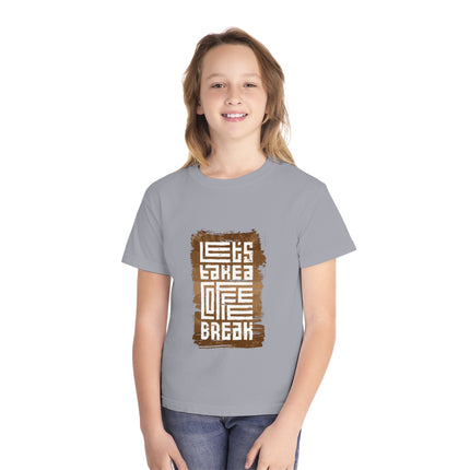 Typography themed Youth Midweight Tee