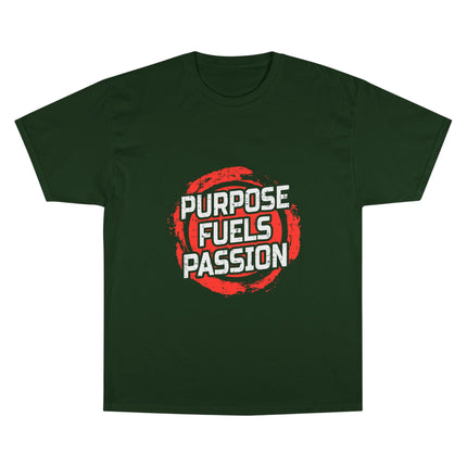Champion-T-Shirt mit Typografie-Motiv