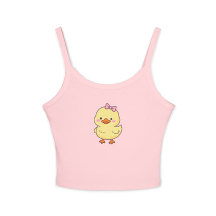 Cute Duckling Graphic designed Women's Spaghetti Strap Tank Top