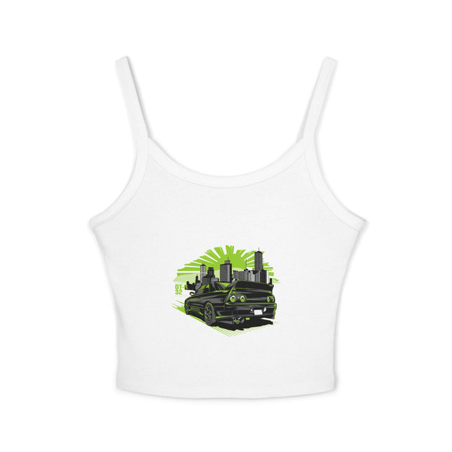 Auto-Enthusiasten Themen Damen Spaghetti Strap Tank Top 