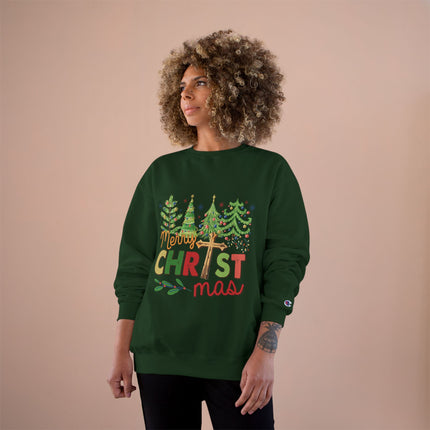 Christmas themed Champion Sweatshirt