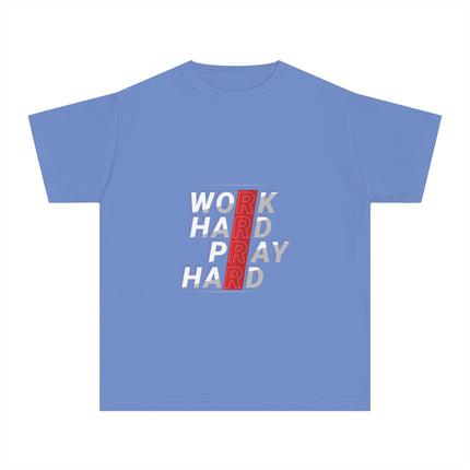 Typography themed Youth Midweight Tee