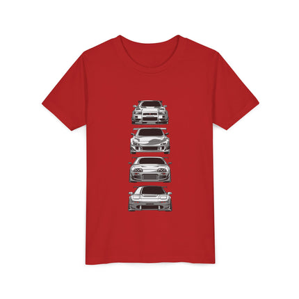 Car Enthusiast themed Youth Short Sleeve Tee
