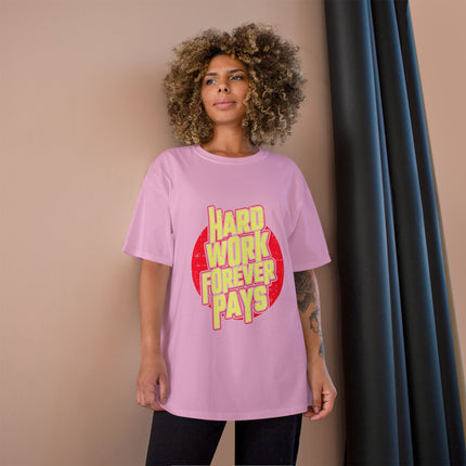 Champion-T-Shirt mit Typografie-Motiv