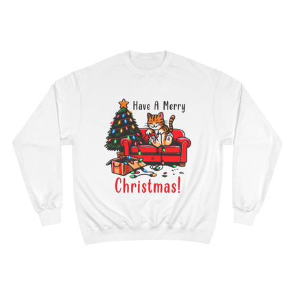 Christmas themed Champion Sweatshirt