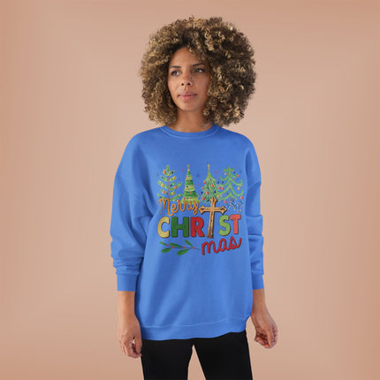 Christmas themed Unisex EcoSmart Crewneck Sweatshirt