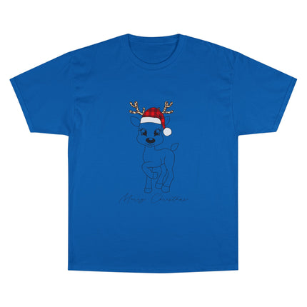 Champion-T-Shirt mit Weihnachtsmotiv