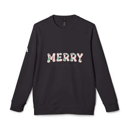 Christmas themed Adidas Unisex Fleece Crewneck Sweatshirt