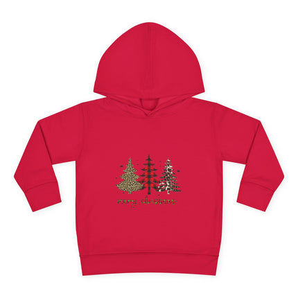Christmas themed Toddler Pullover Fleece Hoodie