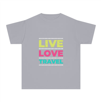 Typography themed Youth Midweight Tee