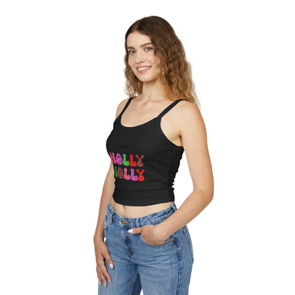 Weihnachtsmotiv Damen Spaghettiträger Tank Top 