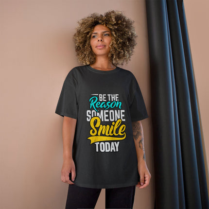 Champion-T-Shirt mit Typografie-Motiv