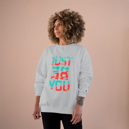 Champion-Sweatshirt mit Typografie-Motiv