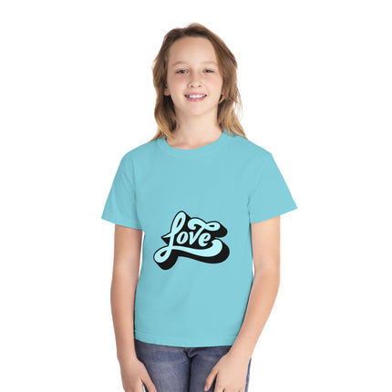 Typography themed Youth Midweight Tee