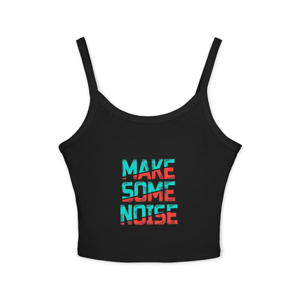 Typografie Themen Damen Spaghetti Strap Tank Top 