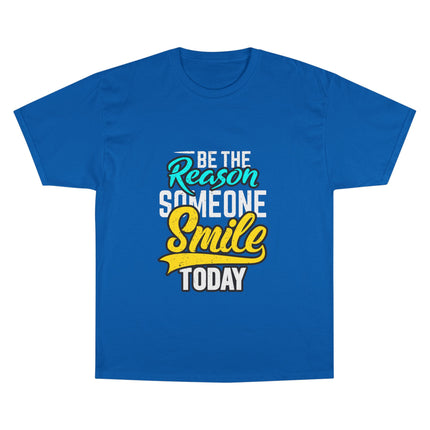 Champion-T-Shirt mit Typografie-Motiv