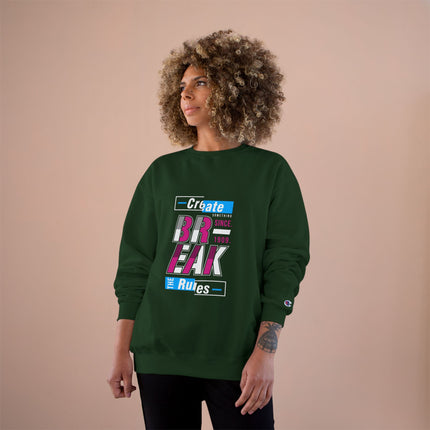 Champion-Sweatshirt mit Typografie-Motiv