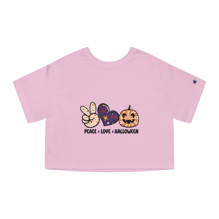Champion Damen Heritage Cropper T-Shirt mit Halloween-Motiv