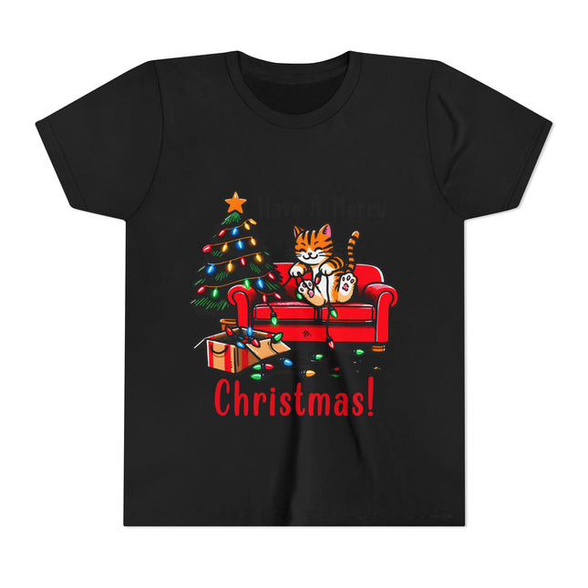 Kurzärmeliges T-Shirt für Jugendliche mit Weihnachtsmotiv
