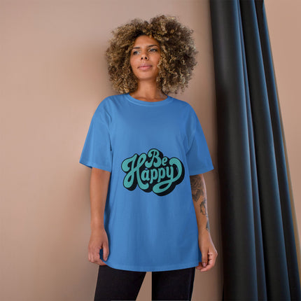 Champion-T-Shirt mit Typografie-Motiv