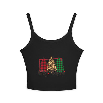Weihnachtsmotiv Damen Spaghettiträger Tank Top
