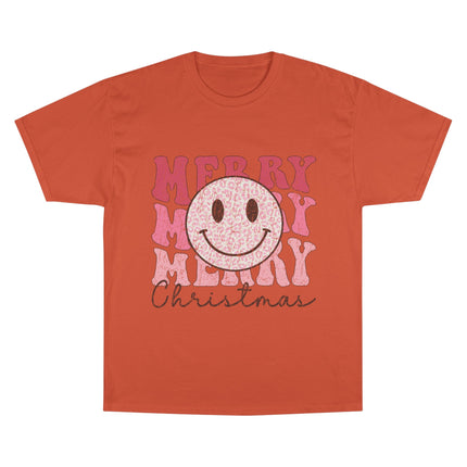 Champion-T-Shirt mit Weihnachtsmotiv
