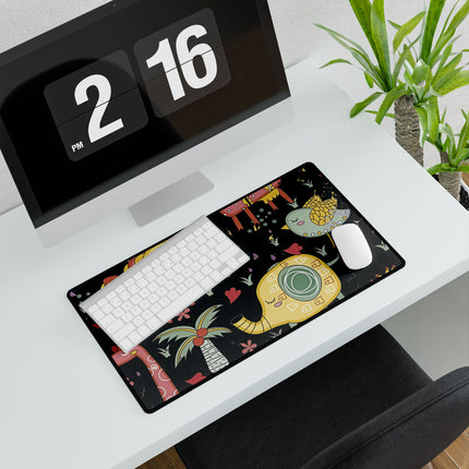Cute Animal Pattern design themed Desk Mats