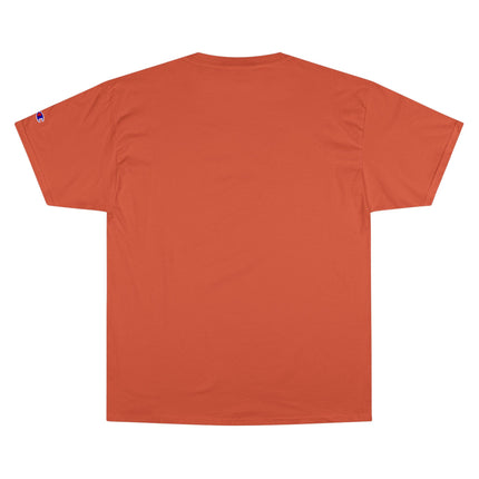 Champion-T-Shirt mit Typografie-Motiv