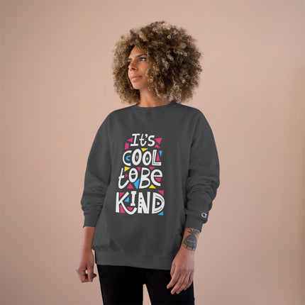 Champion-Sweatshirt mit Typografie-Motiv