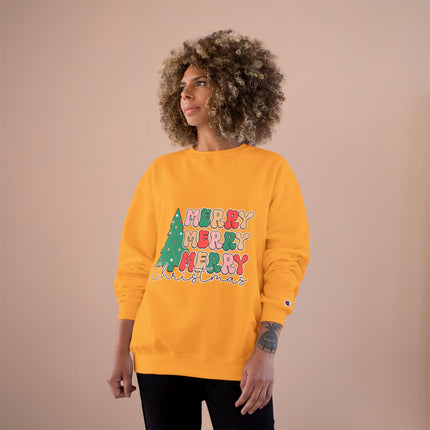 Christmas themed Champion Sweatshirt
