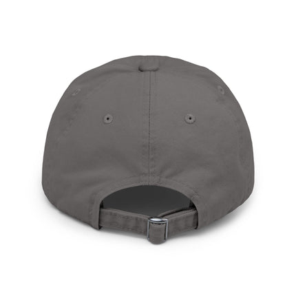Unisex Distressed Cap mit Typografie-Motiven 