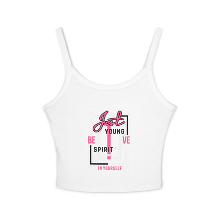 Typografie Themen Damen Spaghetti Strap Tank Top 