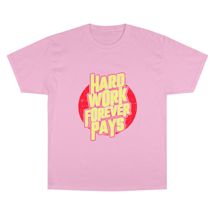 Champion-T-Shirt mit Typografie-Motiv
