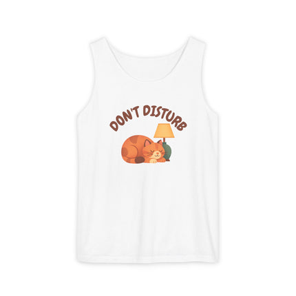 Don't Disturb Tank Top — Relaxed Garment-Dyed Casual Tank