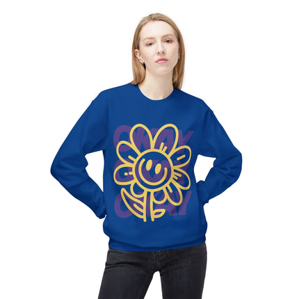 Unisex-Sweatshirt mit Rundhalsausschnitt aus mittelschwerem Softstyle-Fleece