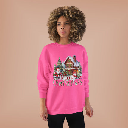 Christmas themed Unisex EcoSmart Crewneck Sweatshirt
