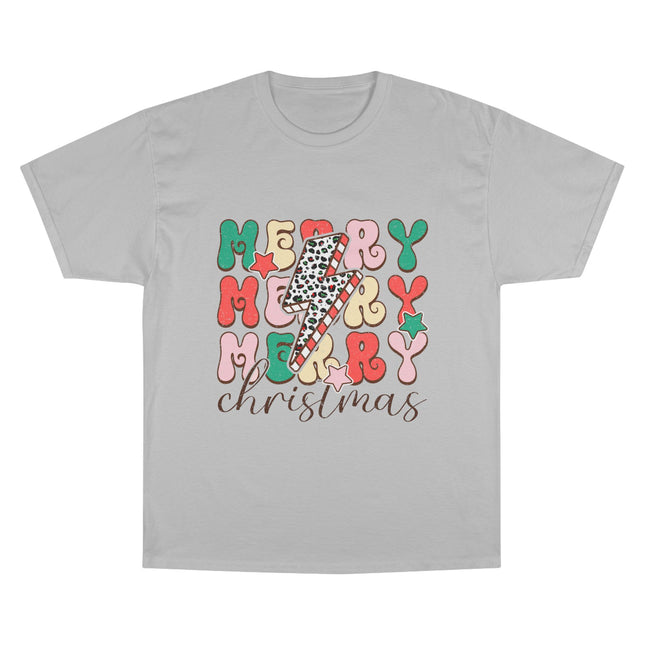 Champion-T-Shirt mit Weihnachtsmotiv