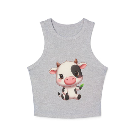 Cute Cub Graphic designed Women's Micro Rib Racer Tank Top