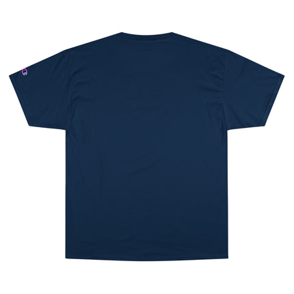 Champion-T-Shirt mit Typografie-Motiv