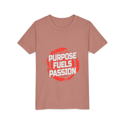 Kurzärmeliges Jugend-T-Shirt mit Typografie-Motiv
