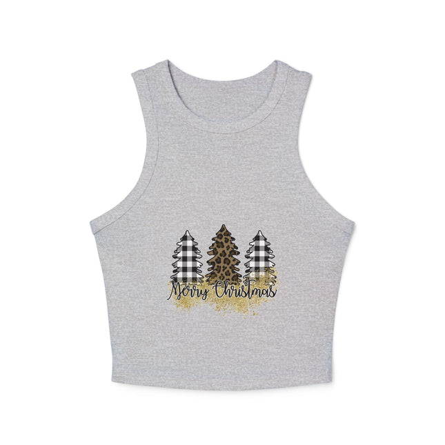 Weihnachtliches Damen Micro Rib Racer Tank Top